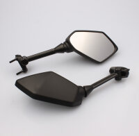 Paire de r&eacute;troviseurs noirs pour Kawasaki ER-6F 650 E /F # 2012-2013