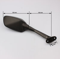 Coppia di specchi neri per Honda CBR 650 FA # 14-16  88110-MJE-305 88120-MJE-305