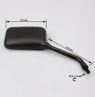 Mirror pair black for Suzuki GS 500 # 1989-2000 # 56500-01D01 56500-01D02