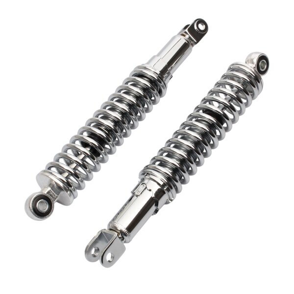 Adjustable chrome shock absorber pair for Honda CB 500 K 72-77 CB 550 K 77-78