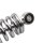 Adjustable chrome shock absorber pair for Honda CB 500 K 72-77 CB 550 K 77-78