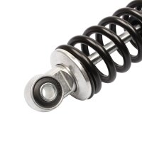 Adjustable chrome/black shock absorber pair for Honda XL 125 185 S # 1979