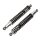 Adjustable chrome/black shock absorber pair for Honda XL 125 185 S # 1979