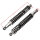 Adjustable chrome/black shock absorber pair for Honda XL 125 185 S # 1979