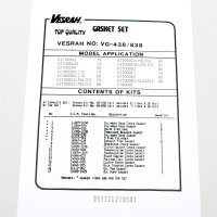 Set completo di guarnizioni motore per Kawasaki Z 1000...