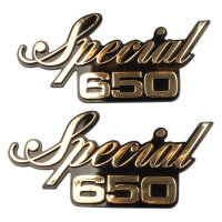 Set di emblemi della copertura laterale per Yamaha XS 650...