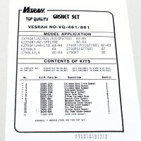 Ensemble complet de joints moteur pour Kawasaki GT GPZ...