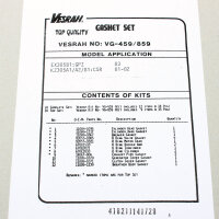 Set completo di guarnizioni motore per Kawasaki GPZ 305...