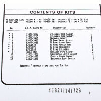 Ensemble complet de joints moteur pour Kawasaki GPZ 305 84-89 Z 305 GP 1983