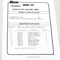 Set completo di guarnizioni motore per Kawasaki GPZ 550 A...