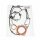 Engine gasket set complete for Kawasaki KH 125 K 82-94