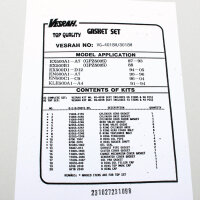 Set completo di guarnizioni motore per Kawasaki EN 550...