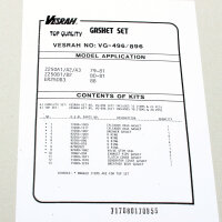 Motor Dichtsatz Dichtungssatz komplett f&uuml;r Kawasaki...