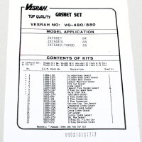 Ensemble complet de joints moteur pour Kawasaki ZX 750 E...