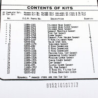 Juego completo de juntas de motor para Kawasaki ZX 750 E Turbo 84-85