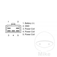 Regulador rectificador para Yamaha 250 600 750 850 1300
