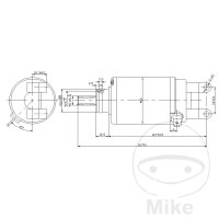 D&eacute;marreur termin&eacute; pour Suzuki AN 250 400...