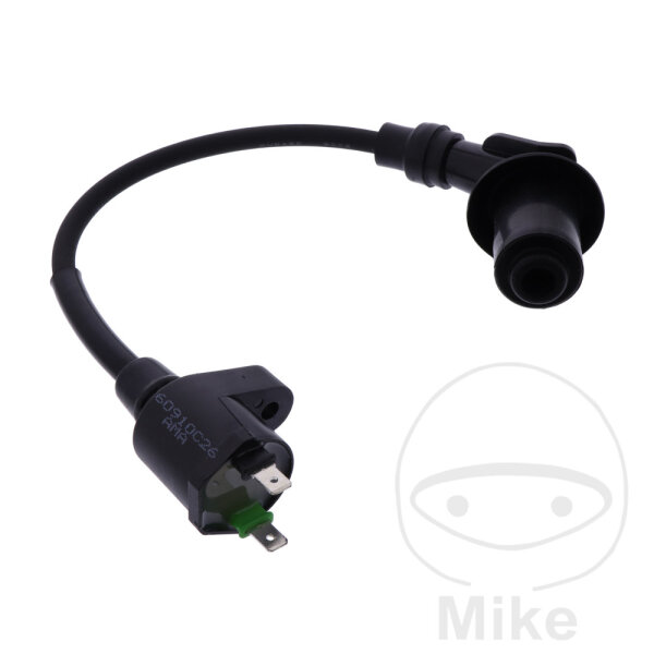 Ignition coil with spark plug connector Original for Peugeot Vivacity 50 # 2010-2017