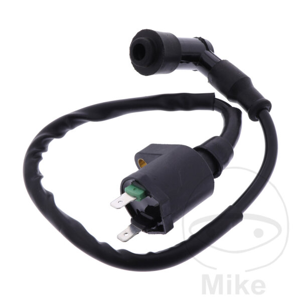 Ignition coil with spark plug connector JMP for Hercules Peugeot Sachs 