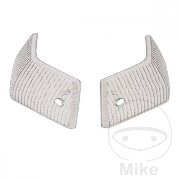 Turn signal glass set white rear left right for Vespa PX 125 150 200