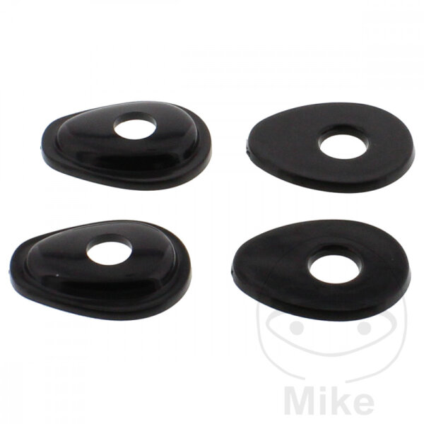 Set di montaggio indicatori di direzione nero per Suzuki GSX-R 600 750 1000