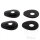 Set di montaggio indicatori di direzione nero per Suzuki GSX-R 600 750 1000