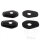 Set di montaggio indicatori di direzione nero per Suzuki DR-Z GSF GSX-R SV