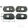Turn signal mounting adapter plate set black for Suzuki GSR 600 # 2006-2008