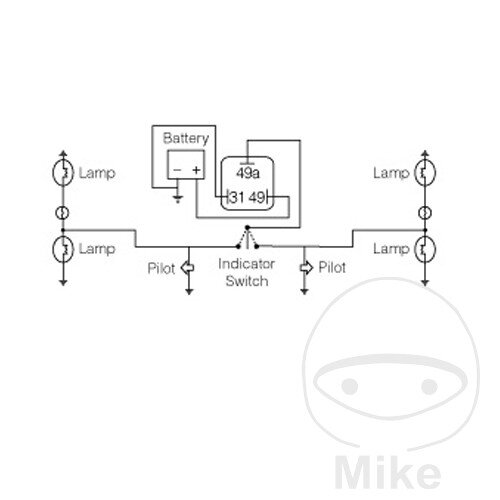 RELAIS BLINK ELEK JMP 12V 3POL