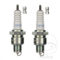 Bougie dallumage BPR6HS NGK SAE en vrac (paquet de 2...