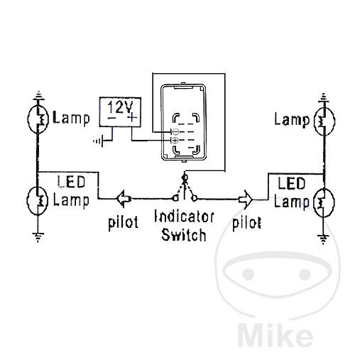RELAIS BLINK ELEK JMP 12V 7POL