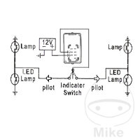 RELAIS BLINK ELEK JMP 12V 7POL