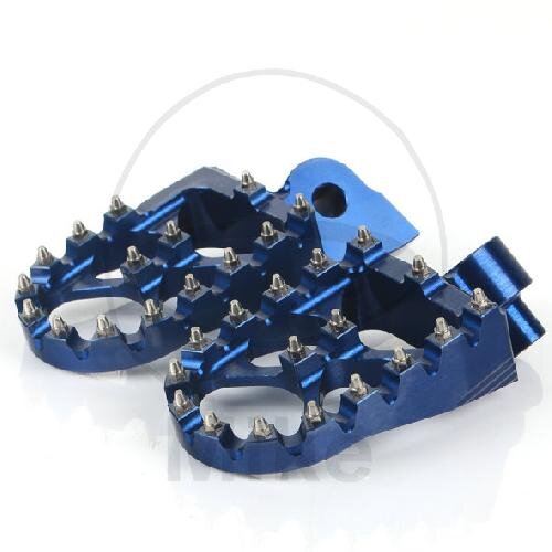 Juego de reposapi&eacute;s azul Motocross para Yamaha WR 250 WR-F 450 YZ 85 125 250 YZ-F 250 450
