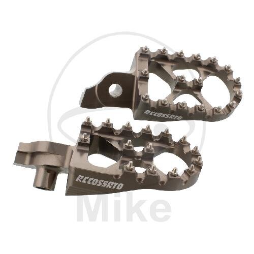 Juego de reposapi&eacute;s de titanio Motocross para Suzuki RM-Z 250 2007-2009 # RM-Z 450 2005-2007