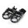 Footpegs set black motocross for Suzuki RM-Z 250 450 # 2010-2016