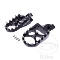 Fu&szlig;rasten Satz schwarz Motocross f&uuml;r BMW F 650...