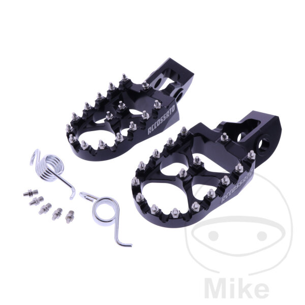 Juego de reposapi&eacute;s negro Motocross para KTM SX 125 150 250 SX-F 250 350 450 # 2016-2017