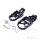 Juego de reposapi&eacute;s negro Motocross para KTM SX 125 150 250 SX-F 250 350 450 # 2016-2017