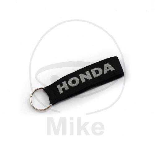 Schwarzer Soft-Schl&uuml;sselanh&auml;nger mit Honda-Aufdruck 