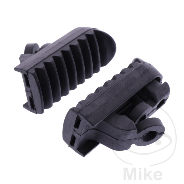 Footrest rubbers front for Honda XL-V 600 Transalp # 1987-2000