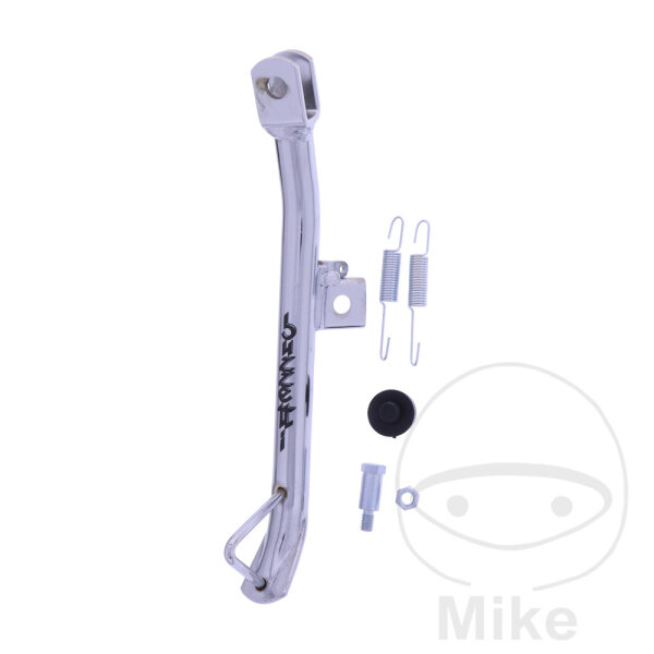 Soporte lateral plateado para Gilera Runner 50 125 180