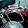 Coppia di staffe per borse posteriori cromate per Yamaha XV 535 Virago # 1988-1998