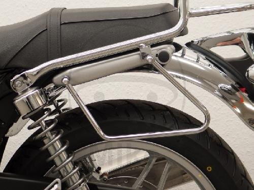 Coppia di staffe per borse posteriori cromate per Honda CB 1100 # 2013-2016