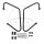 Par de alforjas traseras negro para Yamaha XVS 1300 Custom # 2014-2016