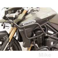 Set de protecci&oacute;n superior negro para Triumph...
