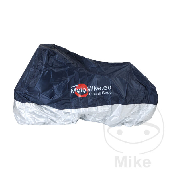 Copri garage pieghevole scooter blu argento