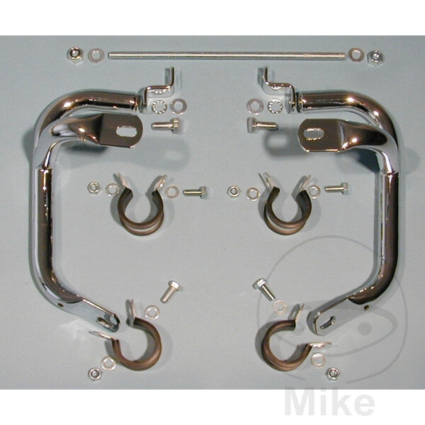 Jeu darceaux de protection avant chrom&eacute; pour Honda CB 500 # 1994-2003 