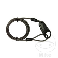 Cierre de cable 4 x 900 mm para casco, chaqueta, bolsa de dep&oacute;sito, etc.