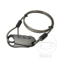 Cierre de cable 4 x 900 mm para casco, chaqueta, bolsa de dep&oacute;sito, etc.