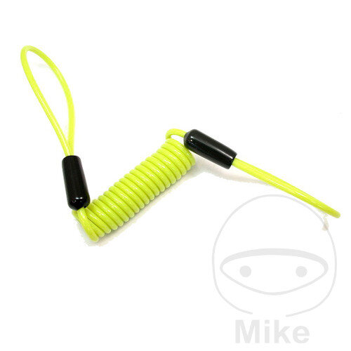 Reminder cable for brake disc locks